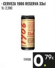 1906 - Cerveza Reserva