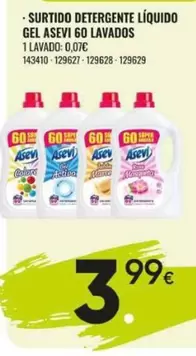 Asevi - Surtido Detergente Líquido Gel