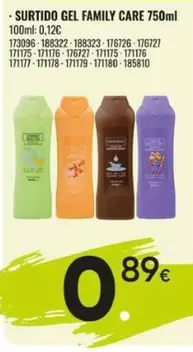 Surtido Gel Family Care