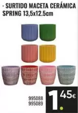 Surtido Maceta Ceramica Spring