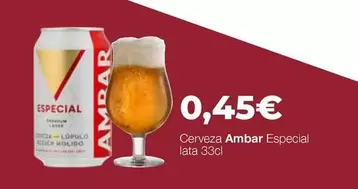 Ambar - Cerveza Especial Lata