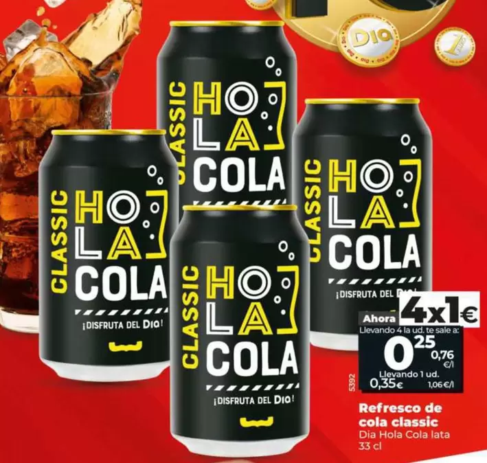 Dia Hola Cola - Refresco De Cola Classic
