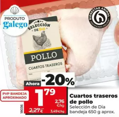 Seleccion De Dia - Cuartos Traseros De Pollo