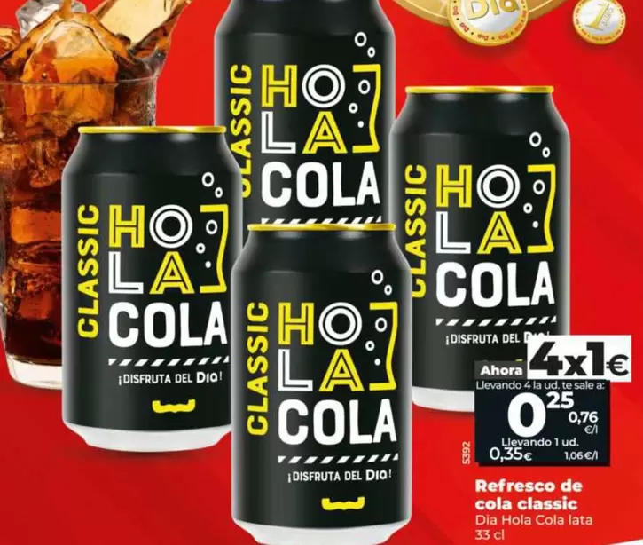 Dia Hola Cola - Refresco De Cola Classic