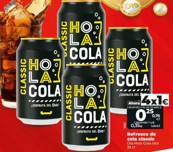 Dia Hola Cola - Refresco De Cola Classic
