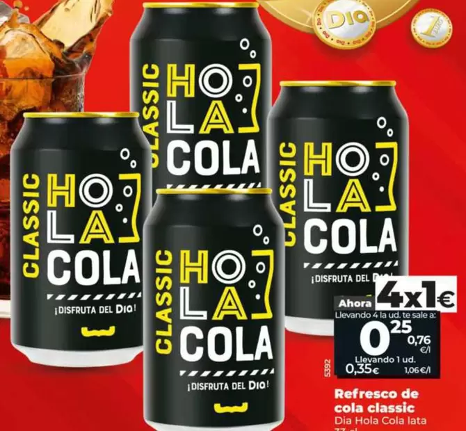 Dia Hola Cola - Refresco De Cola Classic