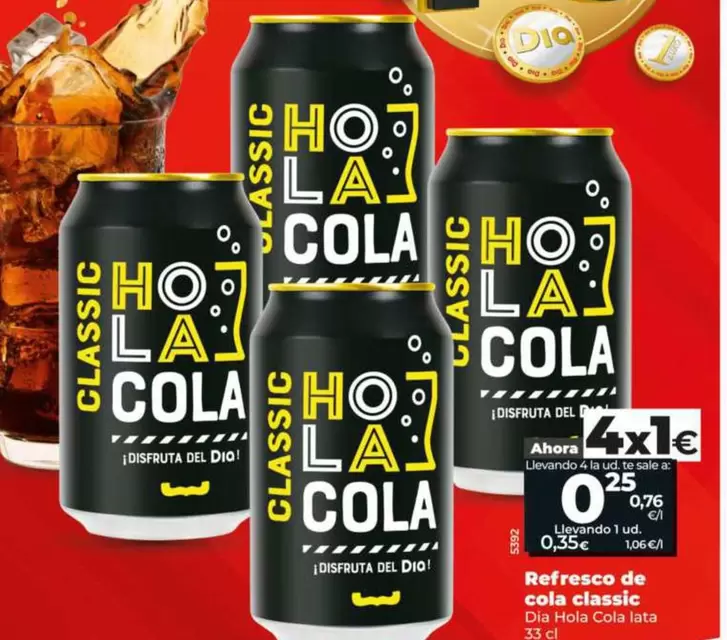 Dia Hola Cola - Refresco De Cola Classic