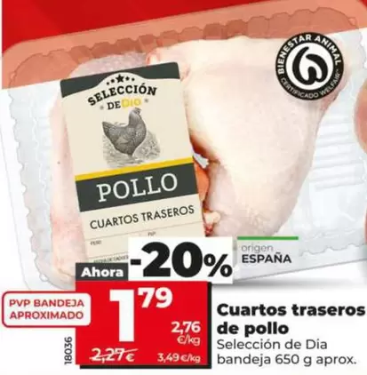Seleccion De Dia - Cuartos Traseros De Pollo