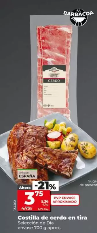 Seleccion De Dia - Costilla De Cerdo En Tira