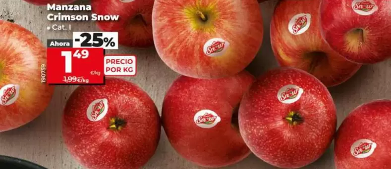 Manzana Crimson Snow