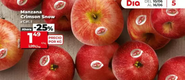 Manzana Crimson Snow