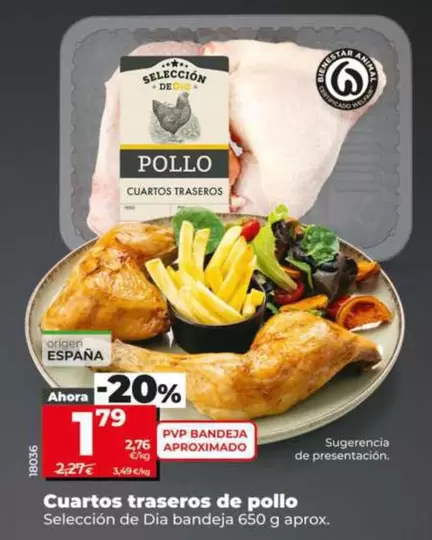 Seleccion De Dia - Cuartos Traseros De Pollo