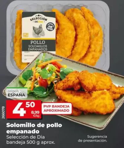 Seleccion De Dia - Solomillo De Pollo Empanado