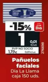 Dia La Llama - Pañuelos Faciales 