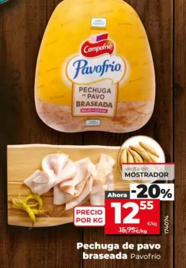 Pavofrío - Pechuga De Pavo Braseada 