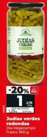 Dia Vegecampo - Judías Verdes Redondas