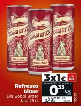 Dia Bobbi Bitter - Refresco Bitter 