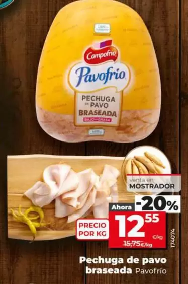 Pavofrío - Pechuga De Pavo Braseada