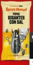 Dia Snack Maniac - Pipas Gigantes Con Sal 