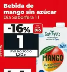 Bebida De Mango Sin Azucar