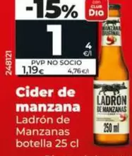 Ladrón De Manzanas - Cider De Manzana 