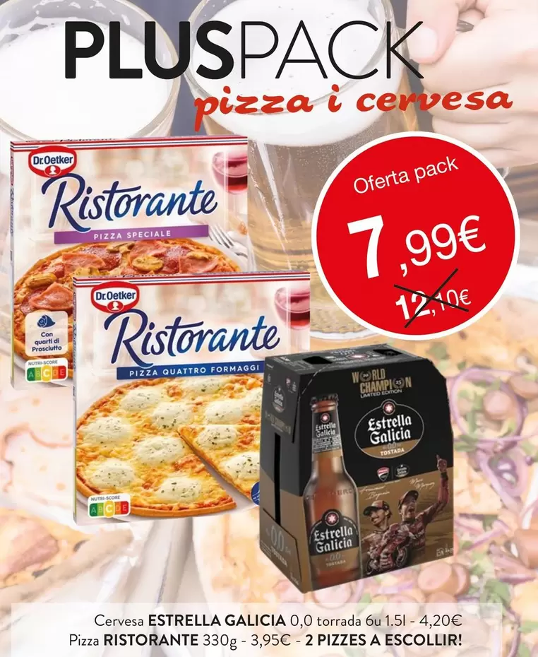 Pluspack Pizza I Cervesa