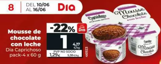 Dia Caprichoso - Mousse De Chocolate Con Leche