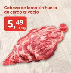 Cabeza De Lomo Sin Hueso De Cerdo Al Vacio