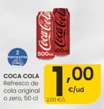 Coca-Cola - Refresco De Cola Original O Zero