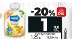 Nestlé - Bolsita De Platano Y Manzana 