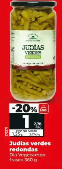 Dia Vegecampo - Judias Verdes Redondas 
