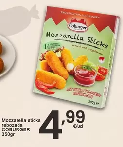 Coburger - Mozzarella Sticks Rebozada