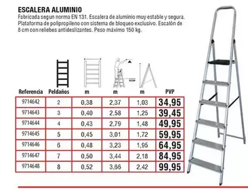 Escalera Aluminio