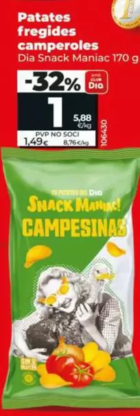 Dia Snack Maniac - Patatas Fritas Campesinas