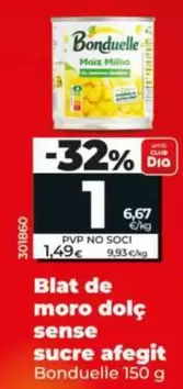 Bonduelle - Maíz Dulce Sin Azucar Anadido 