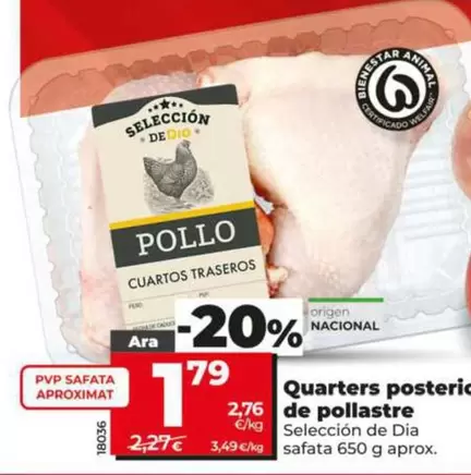 Seleccion De Dia - Cuartos Traseros De Pollo