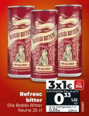 Dia Bobbi Bitter - Refresco Bitter