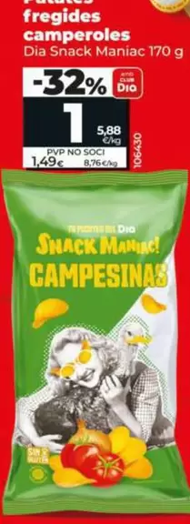 Dia Snack Maniac - Patatas Fritas Campesinas