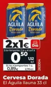El Aguila - Cerveza Dorada 