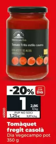 Dia Vegecampo - Tomate Frito Casero 