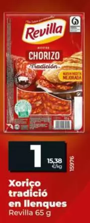 Revilla - Chorizo Tradicion En Lonchas