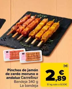 Carrefour - Pinchos De Jamon De Cerdo Moruno O Andaluz 