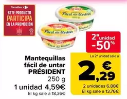 Président - Mantequillas Facil De Untar