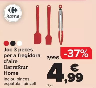Carrefour Home - Set 3 Piezas Para Freidora De Aire