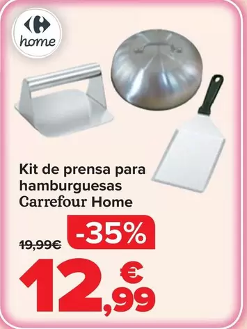 Carrefour Home - Kit De Prensa Para Hamburguesas