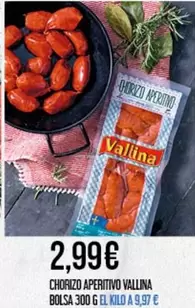 Vallina - Chorizo Aperitivo