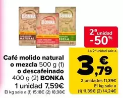 Bonka - Cafe Molido Natural O Mezcla