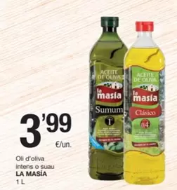 La Masía - Oli D'oliva Intens O Suau