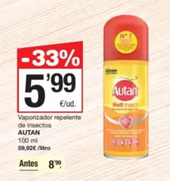 autan - Vaporizador Repelente De Insectos
