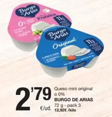 Burgo de Arias - Queso Mini Original